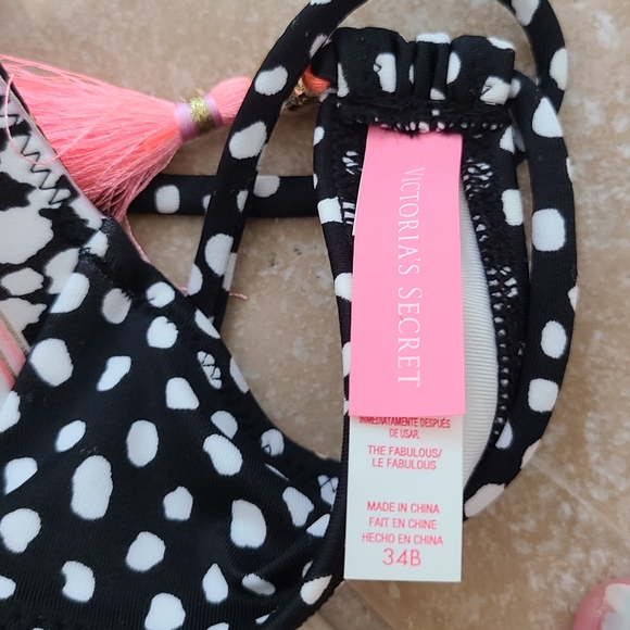 Victoria's Secret Tribal Print Padded Bikini 34B - Picture 6 of 7